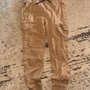 Ring of Fire Tan Cargo Joggers for Kids